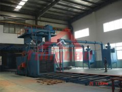 通過式拋丸機-產(chǎn)品介紹： 騰博拋丸機械廠生產(chǎn)的通過式拋丸機是鋼結(jié)構(gòu)焊件與H型鋼板及其它類型鋼材的多功能拋丸清理機，通···
